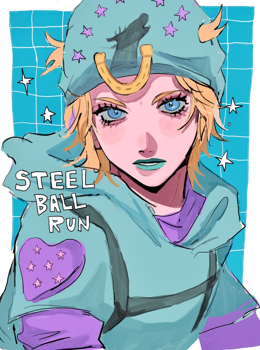 johnny joestar (jojo no kimyou na bouken and 1 more) drawn by matubaru_chan