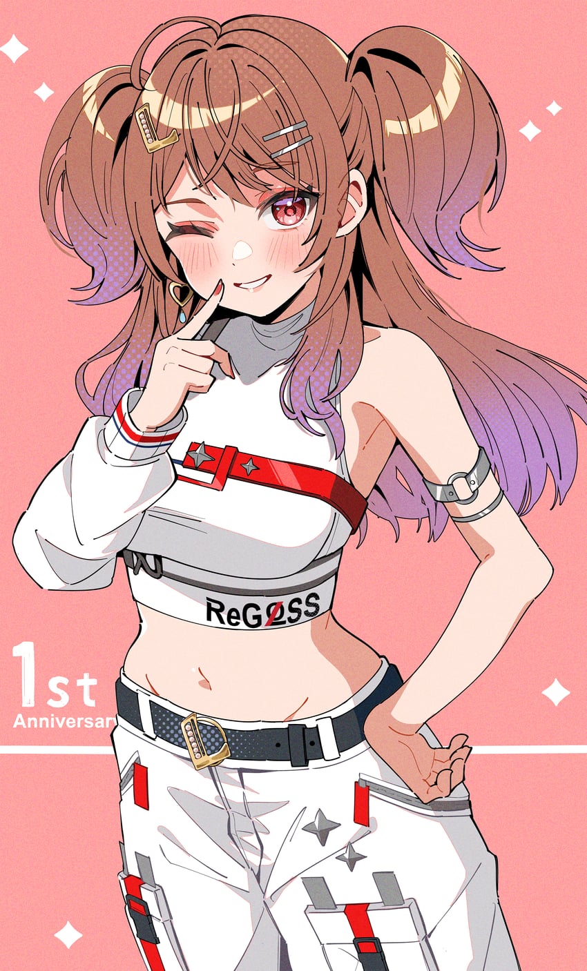 ichijou ririka (hololive and 1 more) drawn by haru_yu