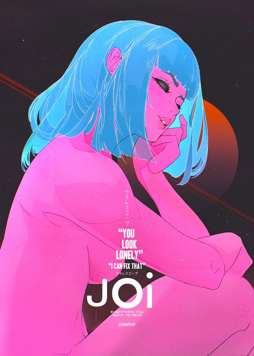 joi (blade runner and 1 more) drawn by elliemaplefox