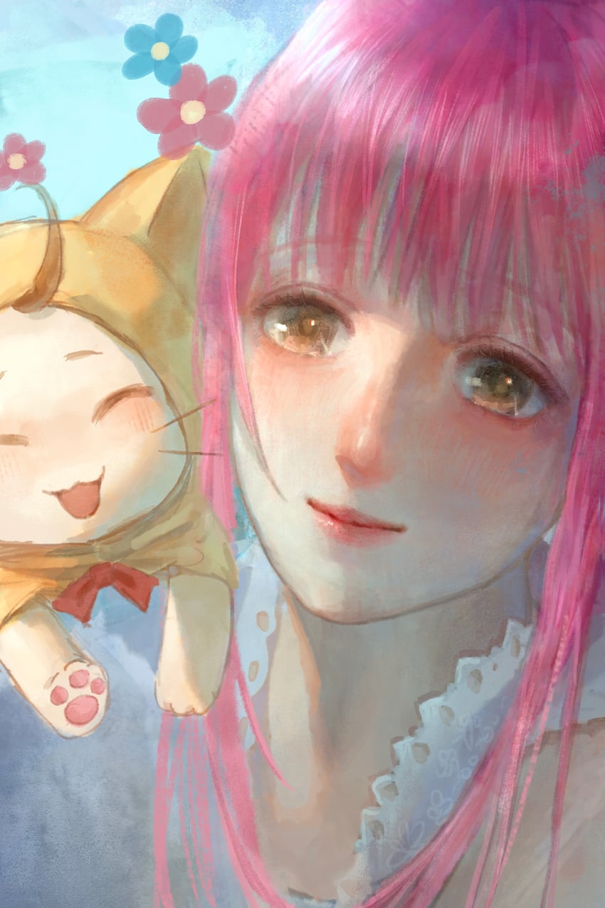 nikki and momo (nikki and 1 more) drawn by sea0