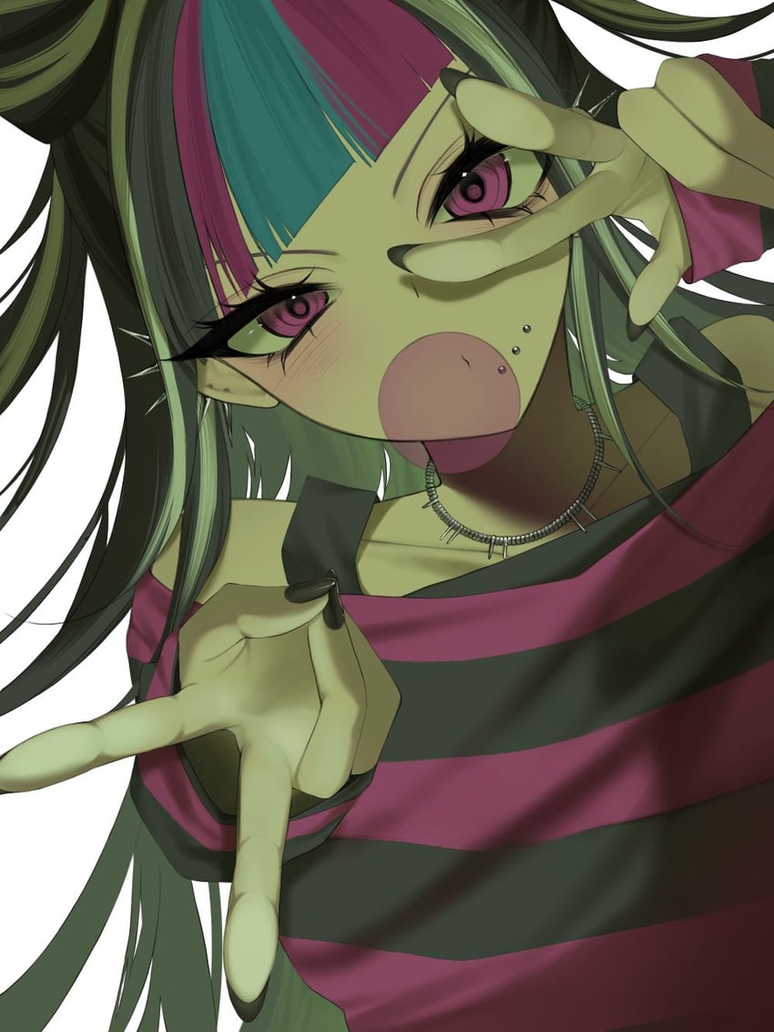 mioda ibuki (danganronpa and 1 more) drawn by mikomi00