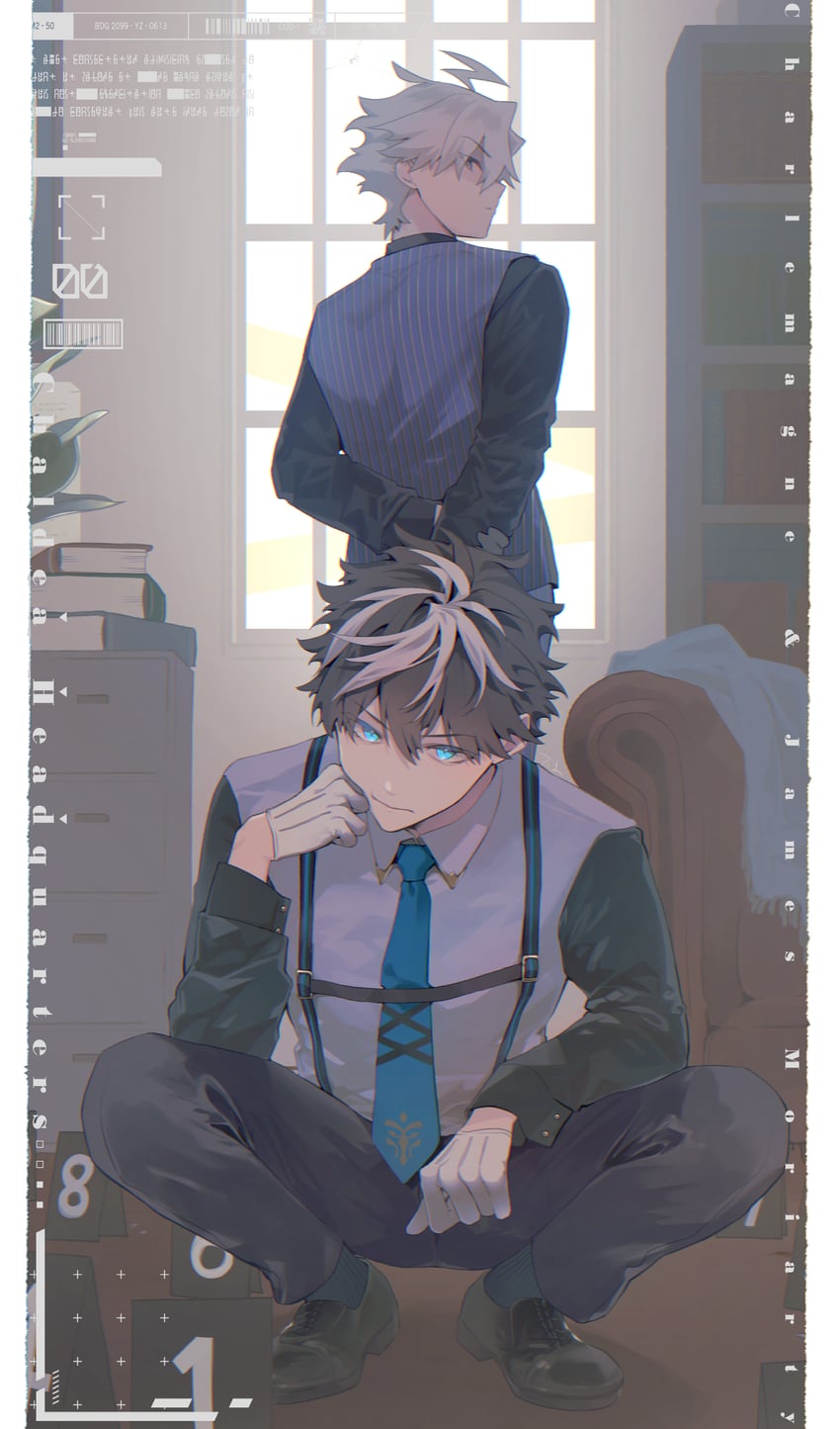 charlemagne and james moriarty (fate and 1 more) drawn by tia_(cocorosso)