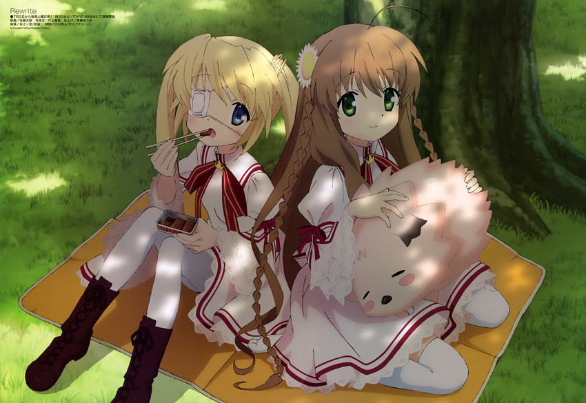 kanbe kotori and nakatsu shizuru (megami magazine and 1 more) drawn by satou_tenshou
