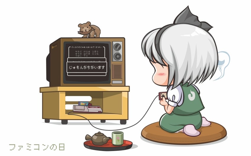 konpaku youmu (touhou and 2 more) drawn by jun_sasaura