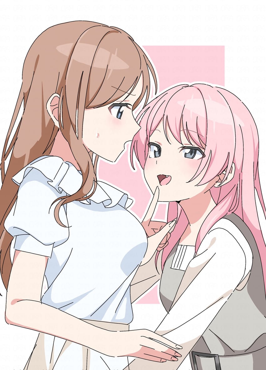 chihaya anon and nagasaki soyo (bang dream! and 1 more) drawn by ora_(oraora_oekaki)
