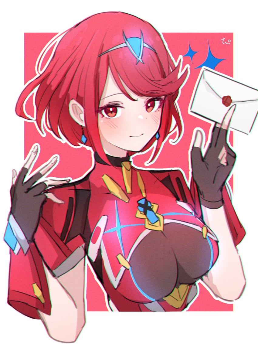 pyra (xenoblade chronicles and 2 more) drawn by ewokakupiece