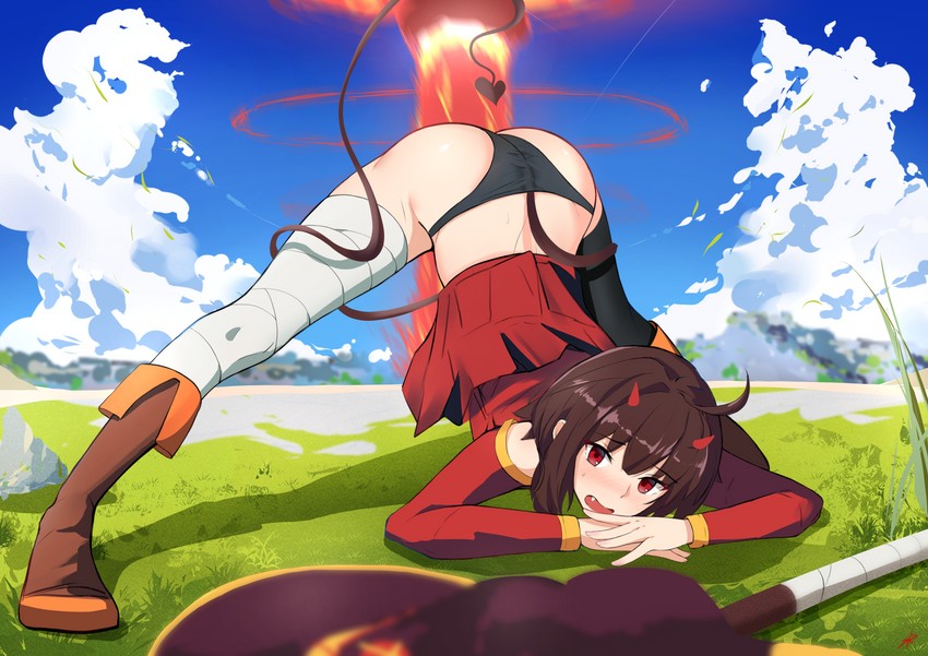 megumin (kono subarashii sekai ni shukufuku wo!) drawn by isetnation