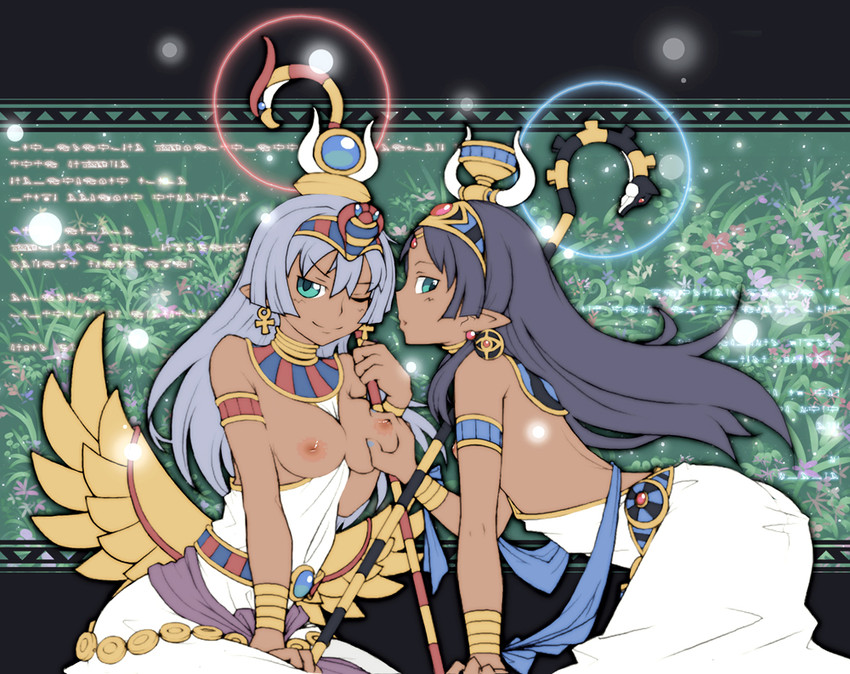 isis and nephtys (shinrabanshou) drawn by pori_(poritan81)
