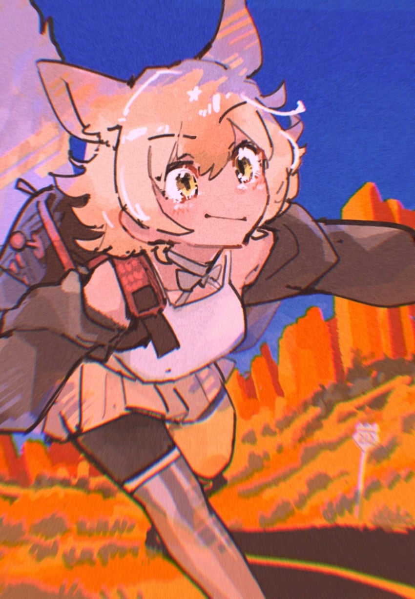 coyote (kemono friends and 1 more) drawn by toki_reatle