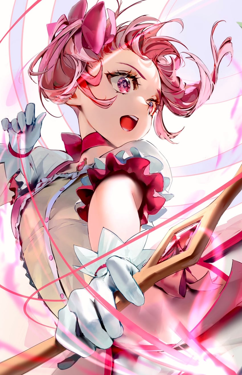 kaname madoka (mahou shoujo madoka magica) drawn by mv_pxn