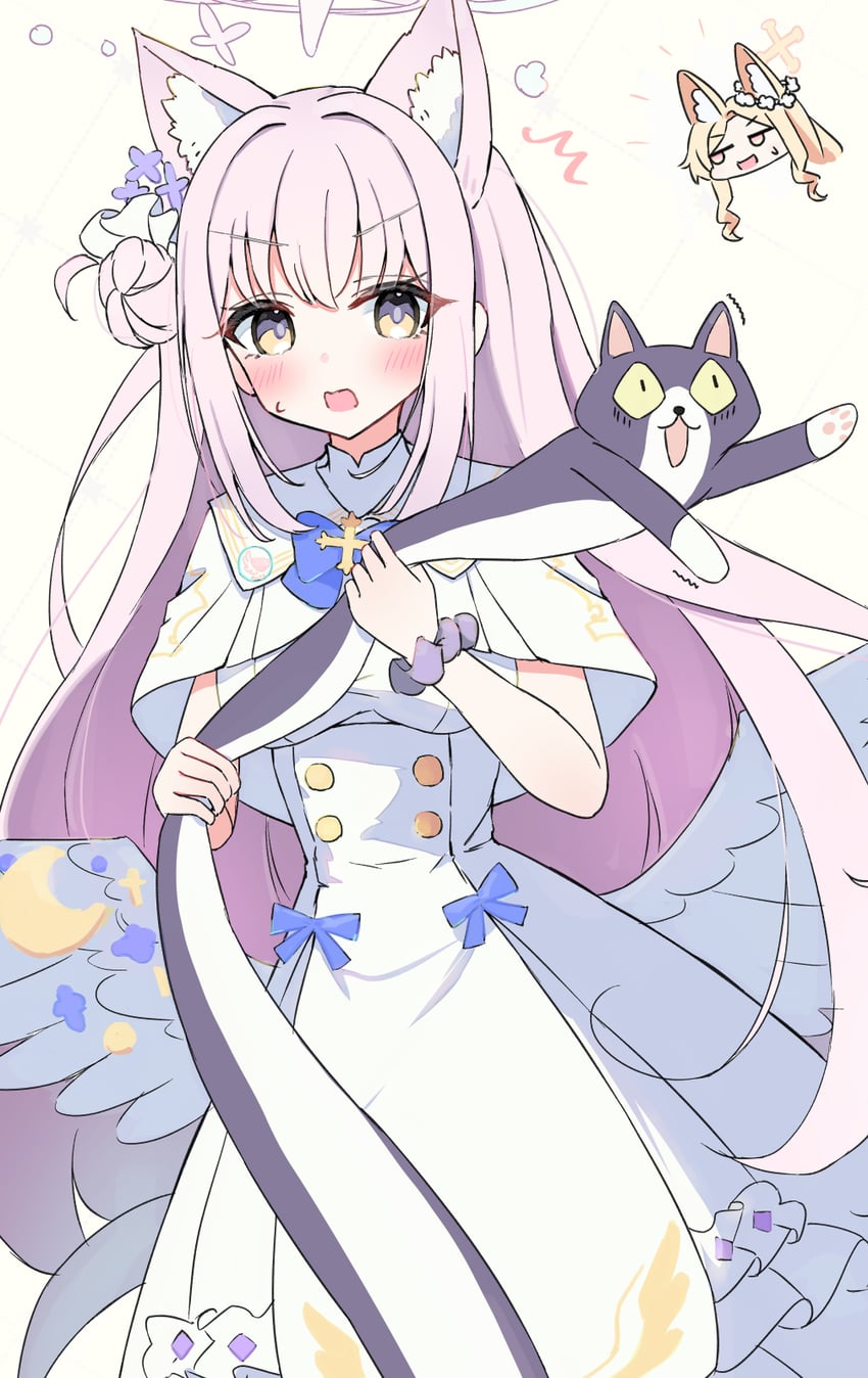 mika and seia (blue archive) drawn by sateto_(user_knrf2332)