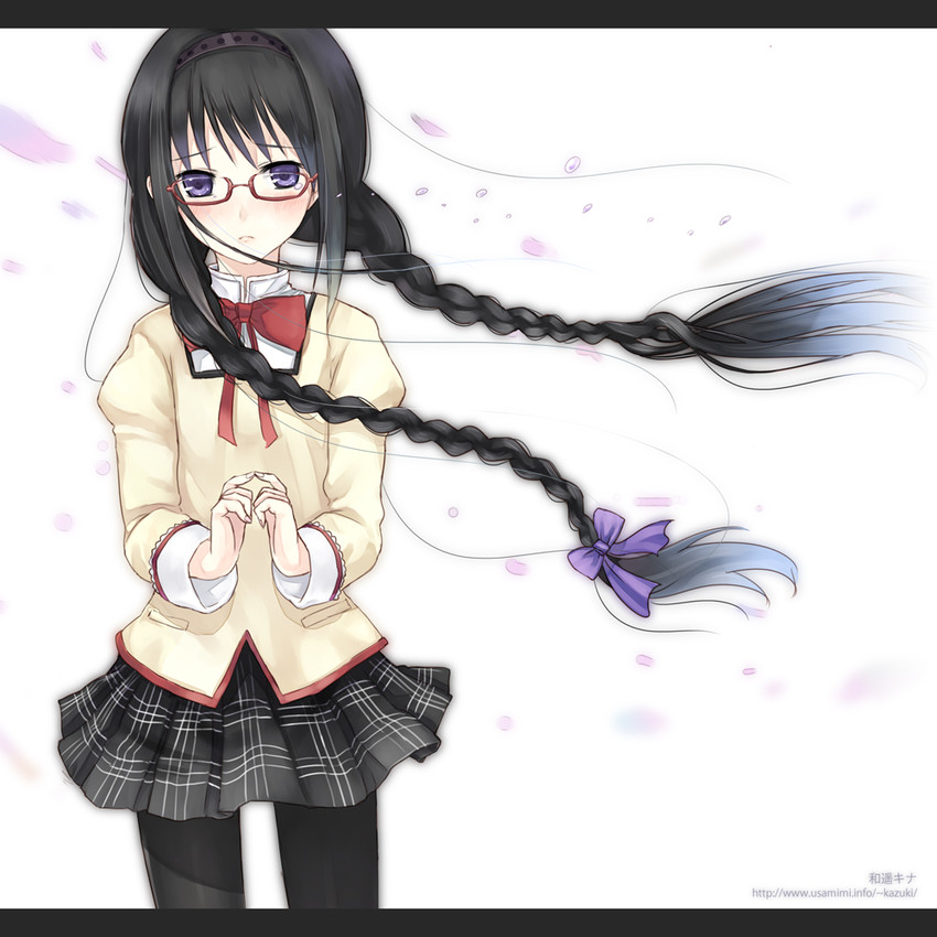 akemi homura (mahou shoujo madoka magica) drawn by kazuharu_kina