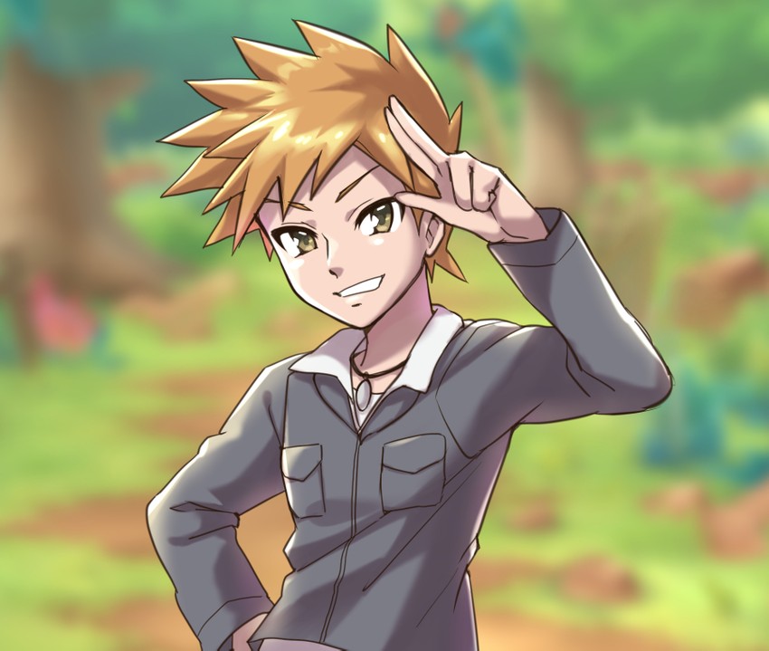 blue oak (pokemon and 2 more) drawn by mono_land