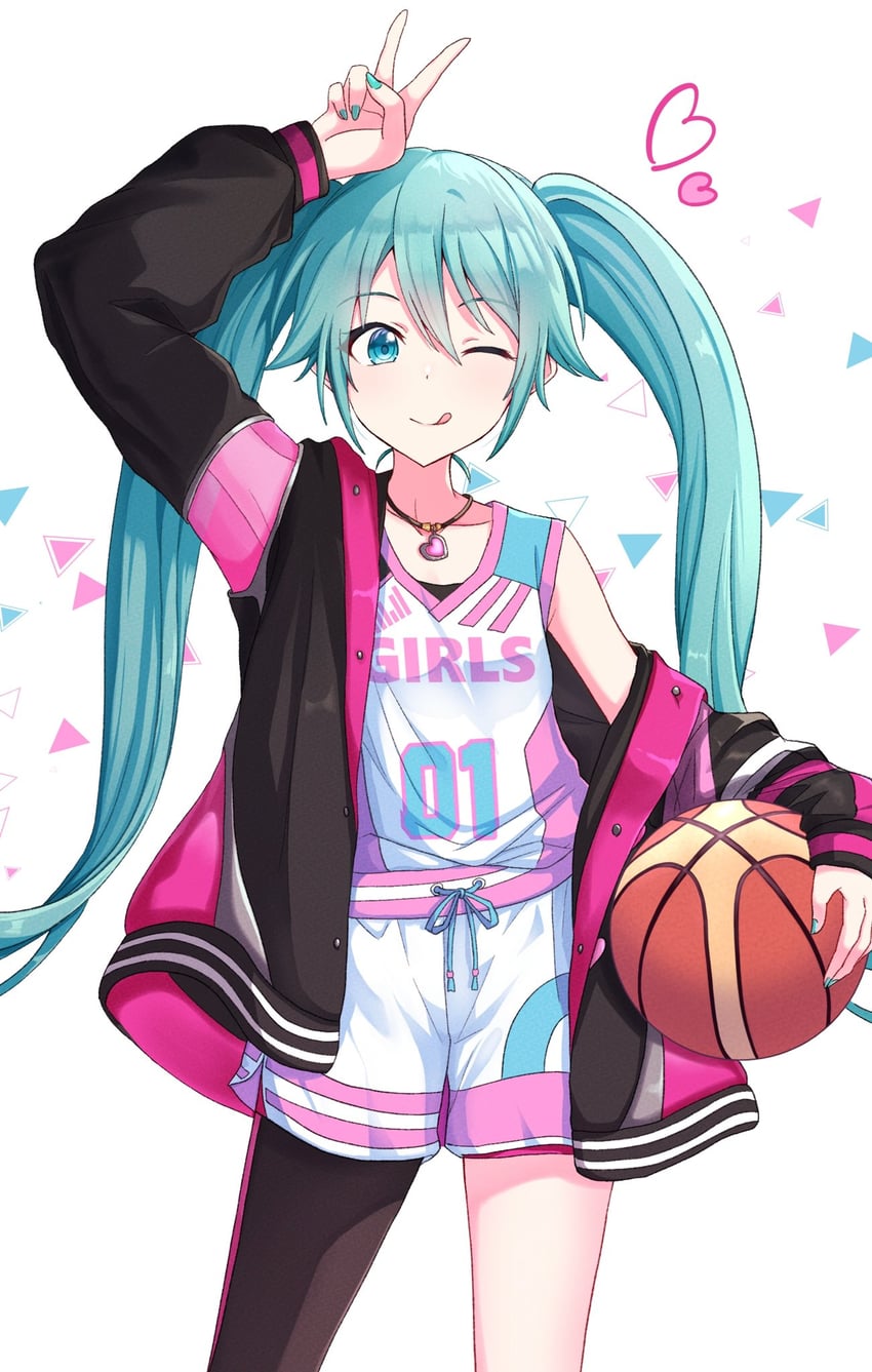 hatsune miku and more more jump! miku (vocaloid and 1 more) drawn by itogari