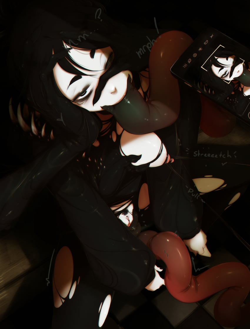 host and worm (original) drawn by obj_shep
