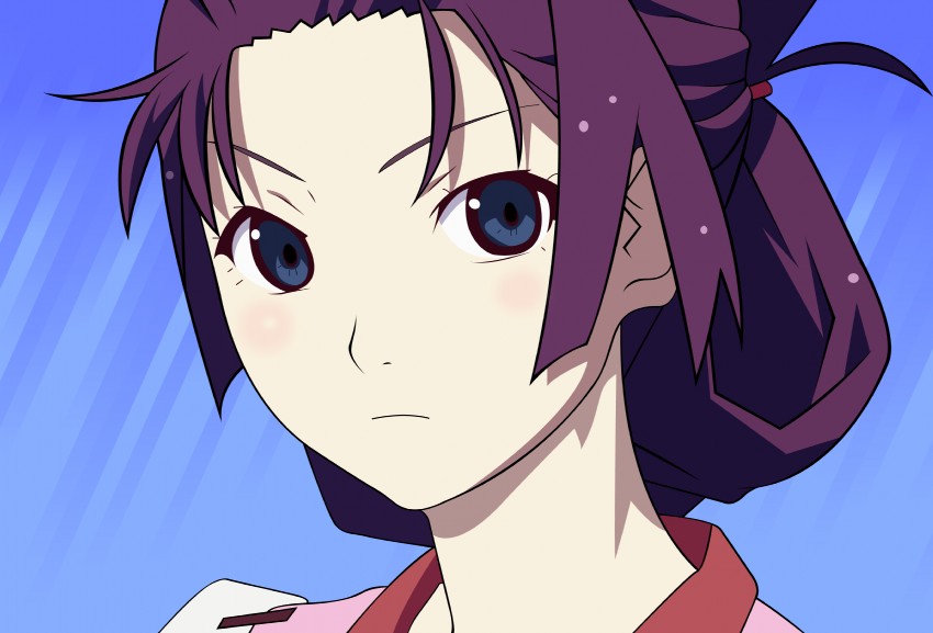 senjougahara hitagi (monogatari and 1 more)
