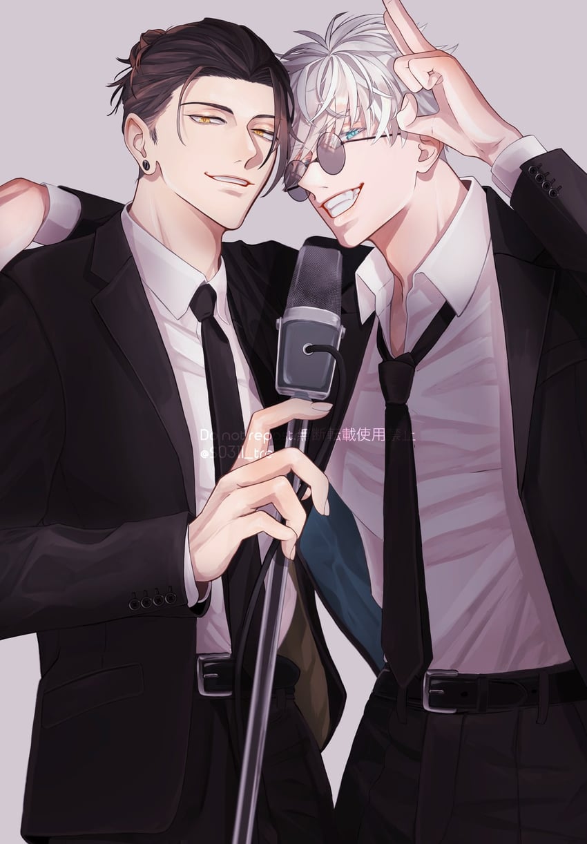 gojou satoru and getou suguru (jujutsu kaisen) drawn by s0311_tre