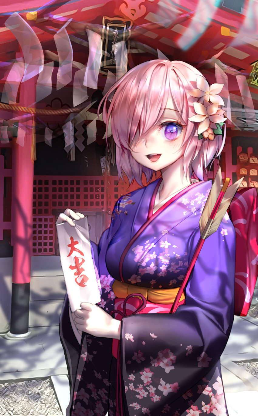 mash kyrielight (fate and 1 more) drawn by myumyu_(myu12)