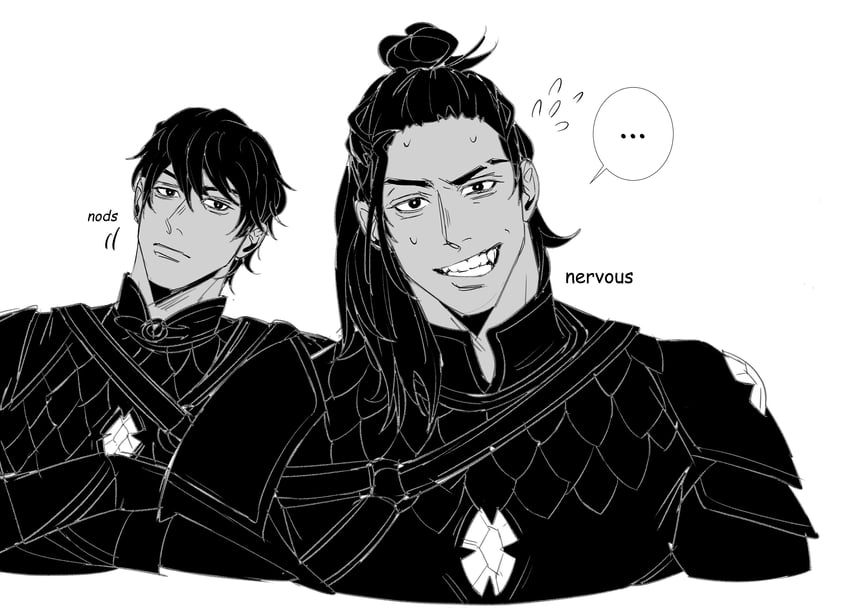 azriel and cassian (a court of thorns and roses) drawn by opfuzhead