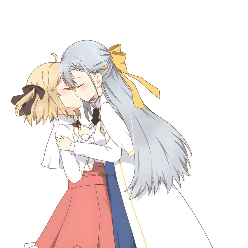 anisphia wynn palettia and euphyllia magenta (tensei oujo to tensai reijou no mahou kakumei) drawn by hitorilily