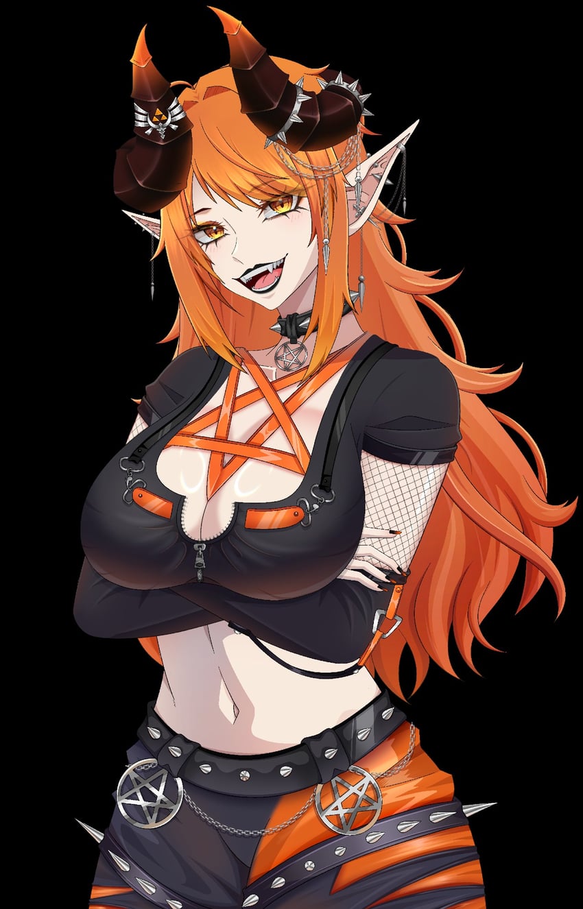 samhainsin (indie virtual youtuber) drawn by alterkaotica