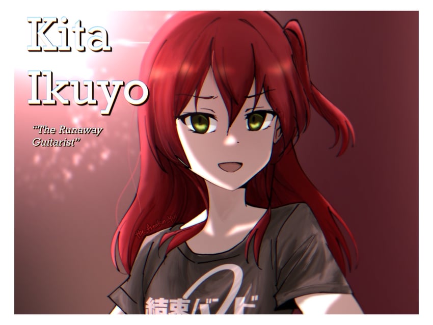 kita ikuyo (bocchi the rock!) drawn by the_freakin_yui