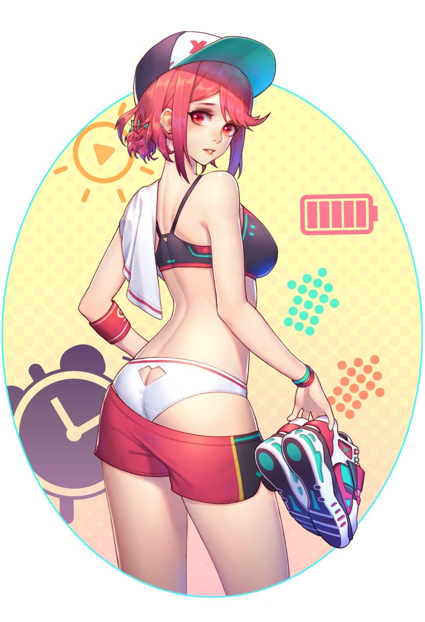 pyra (xenoblade chronicles and 1 more) drawn by w2398510474