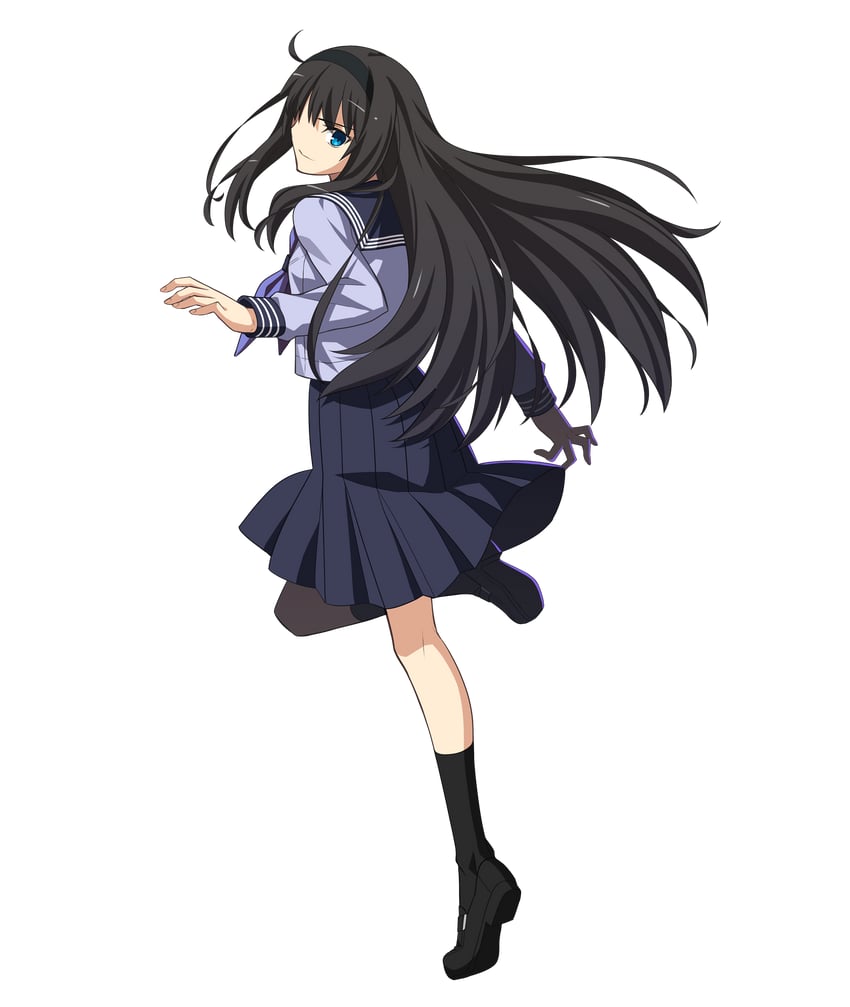 tohno akiha (tsukihime and 2 more) drawn by takeuchi_takashi