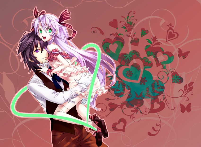 al azif and daijuuji kurou (demonbane) drawn by kabane_(follabi)