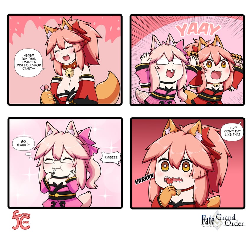 tamamo, tamamo cat, and koyanskaya (fate and 1 more) drawn by keita_naruzawa