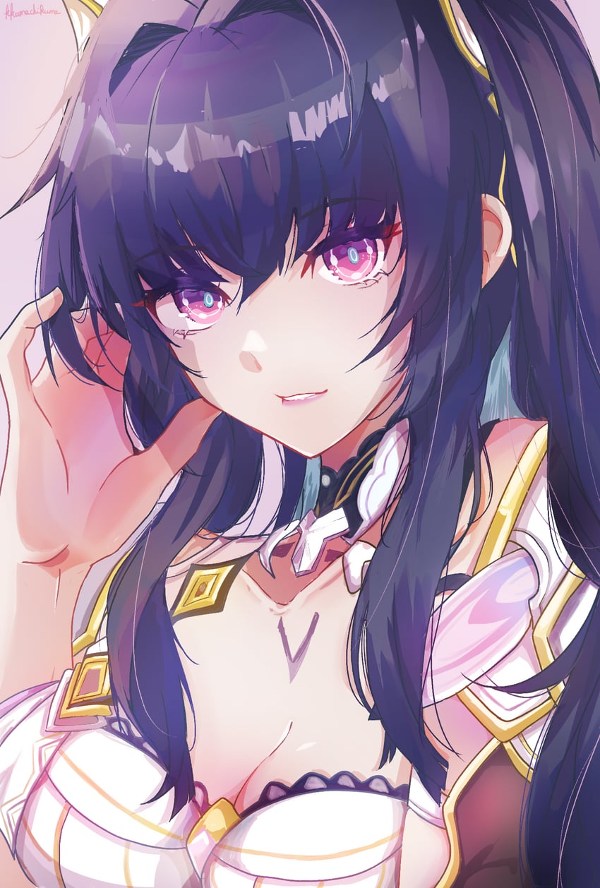raiden mei (honkai and 1 more) drawn by kkumachi