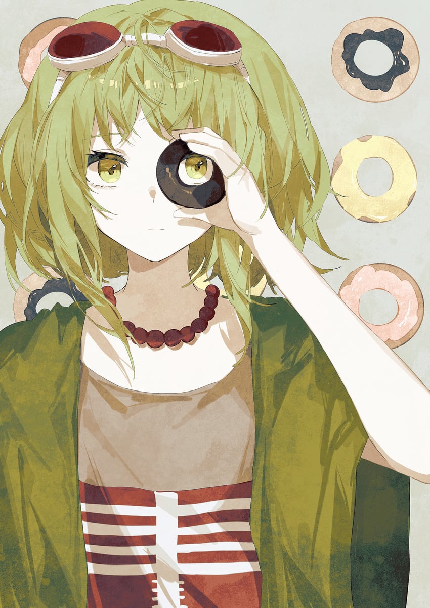 gumi (vocaloid and 1 more) drawn by kiduki