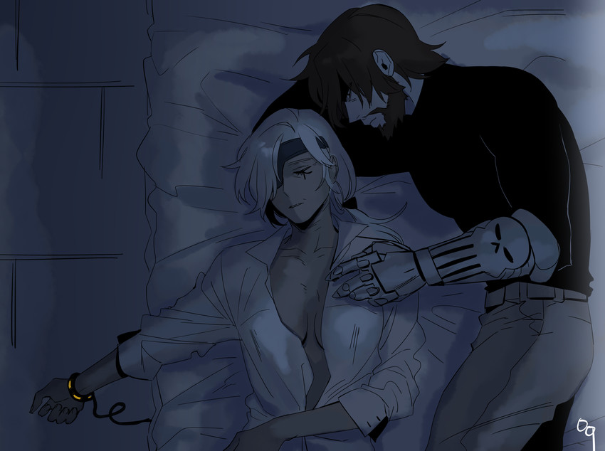 cassidy and ana (overwatch and 1 more) drawn by 108_127