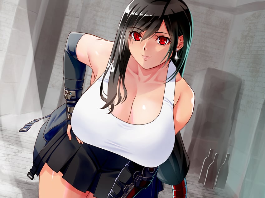 tifa lockhart (final fantasy and 2 more) drawn by switch01