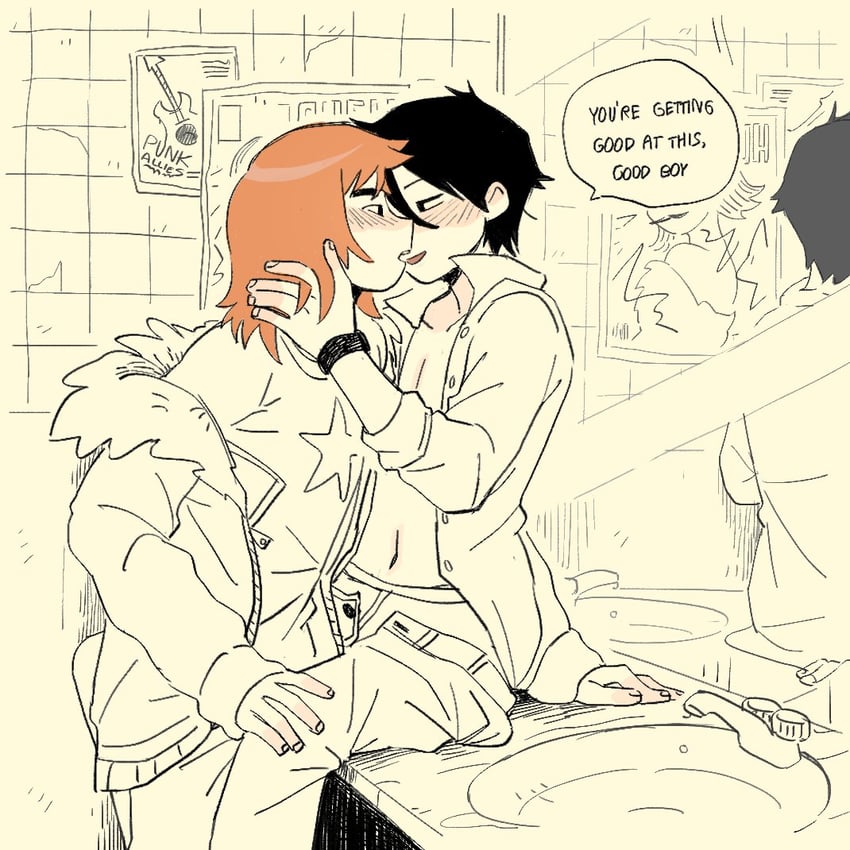 scott pilgrim and wallace wells (scott pilgrim) drawn by yuyu_uu27