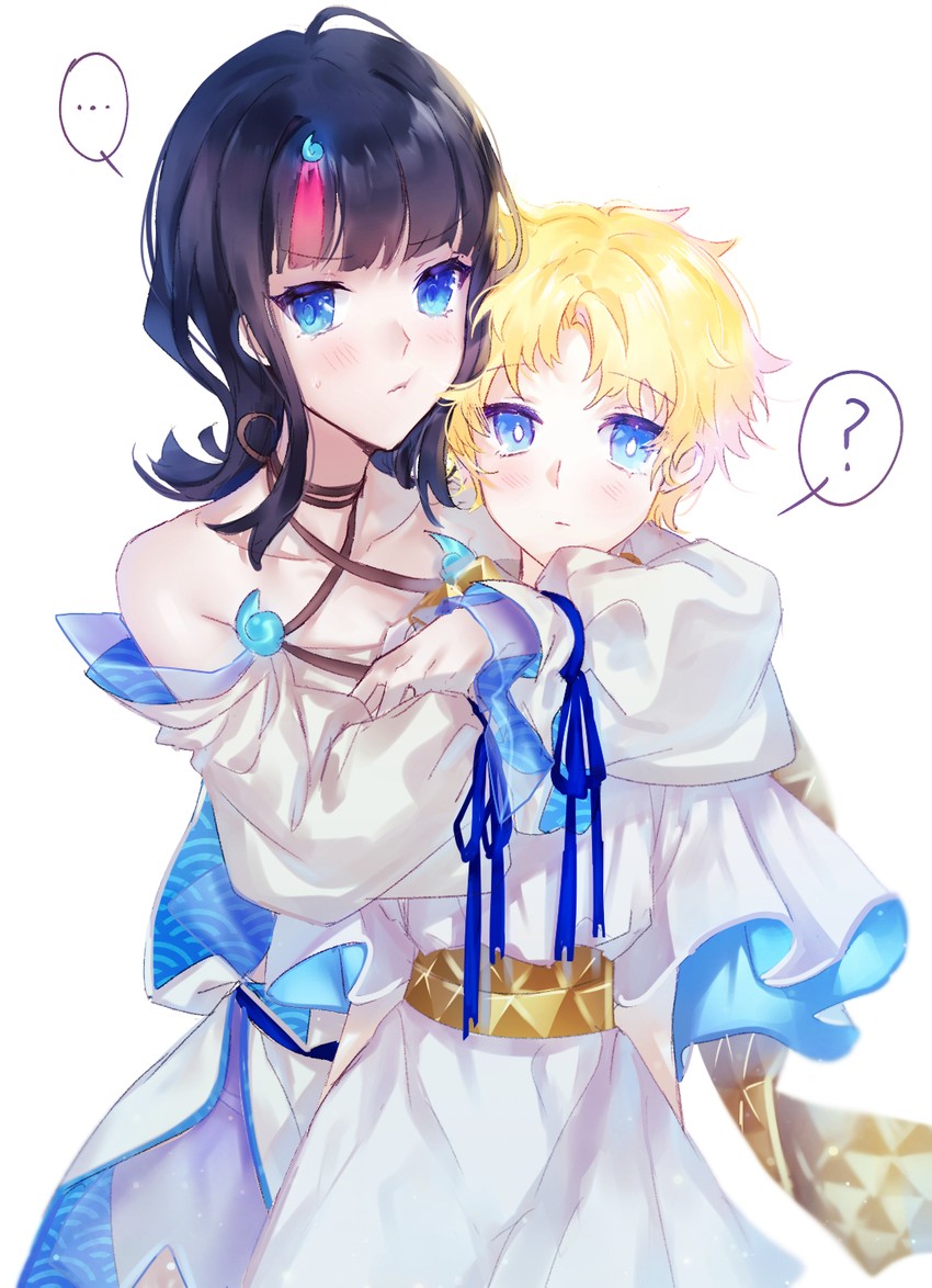 utsumi erice and voyager (fate and 1 more) drawn by muneomon_(takomon)