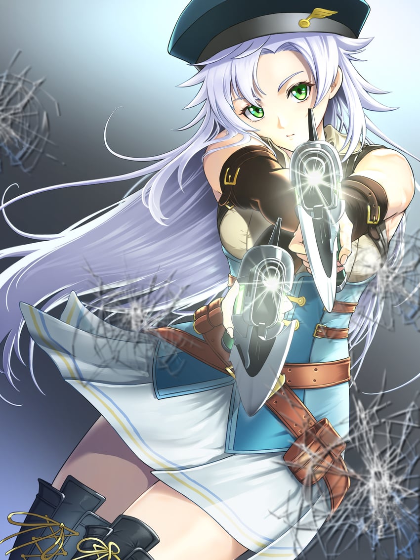 fie claussell (eiyuu densetsu and 2 more) drawn by chiga_akira
