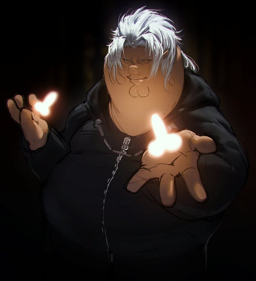peter griffin and xemnas (kingdom hearts and 2 more) drawn by kowai_(iamkowai)