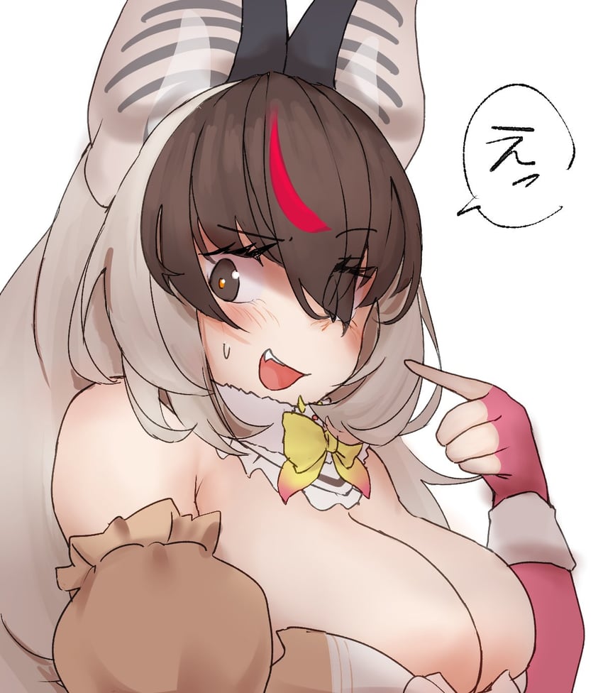 brown long-eared bat (kemono friends and 1 more) drawn by takara_(takara0508)