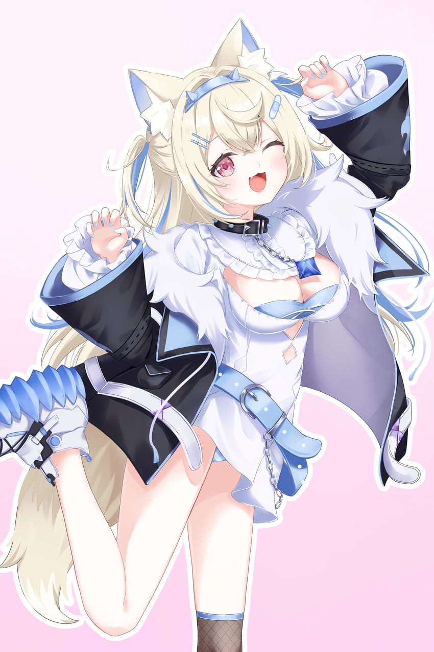 fuwawa abyssgard (hololive and 1 more) drawn by 4kimizuki