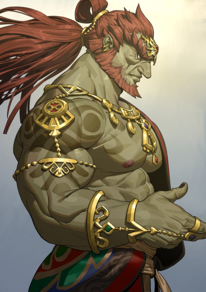 ganondorf (the legend of zelda and 1 more) drawn by nesskain