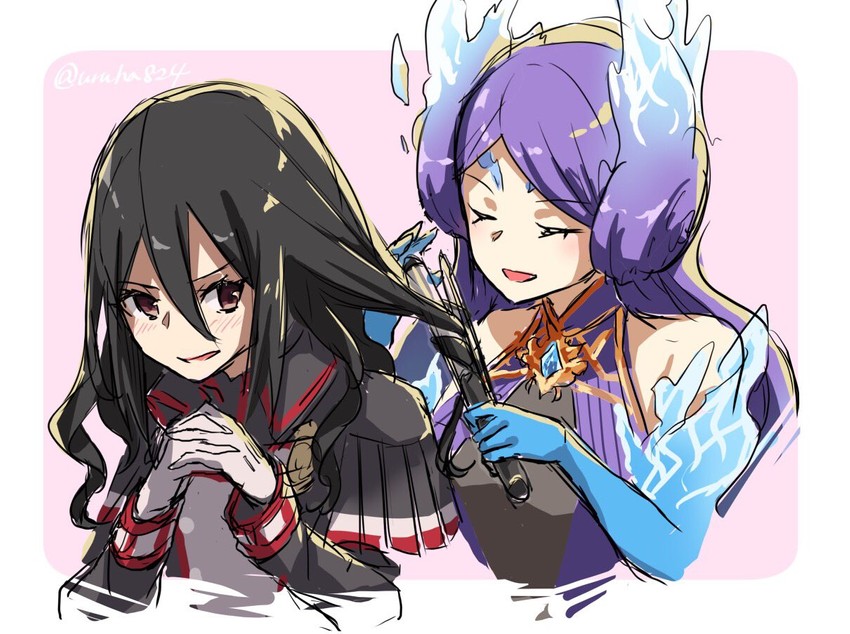 morag ladair and brighid (xenoblade chronicles and 1 more) drawn by uruha_(yw1109)