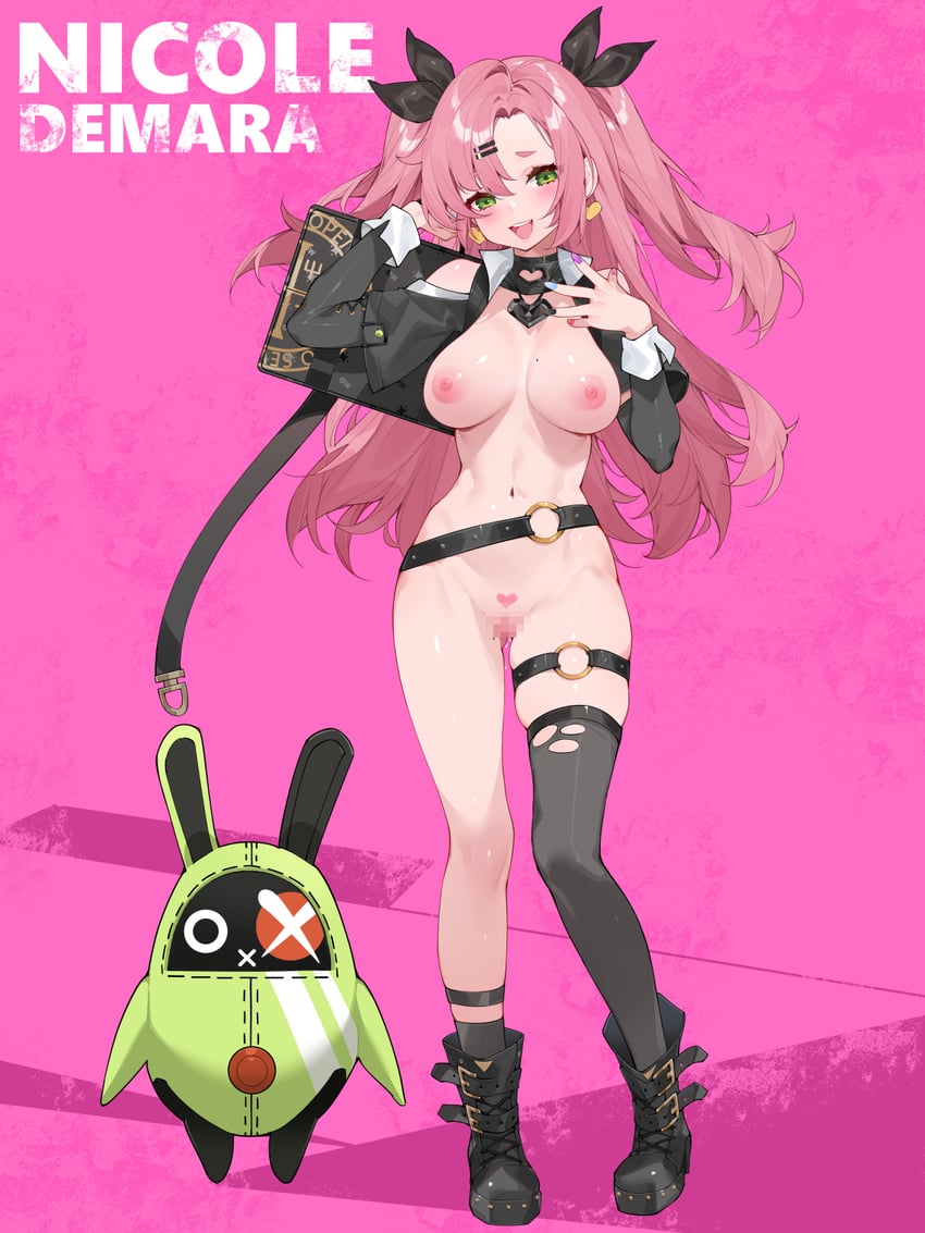 nicole demara and amillion (zenless zone zero) drawn by waterring