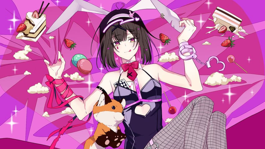osanai yuki (rabbit hole and 1 more) drawn by chikong_ice
