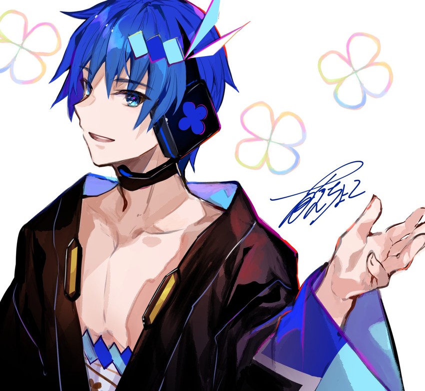 kaito and magical mirai kaito (vocaloid and 1 more) drawn by fuzichoco