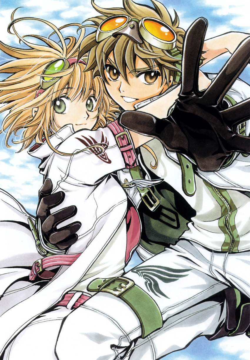 sakura hime and xiaolang (tsubasa chronicle) drawn by clamp_(circle)