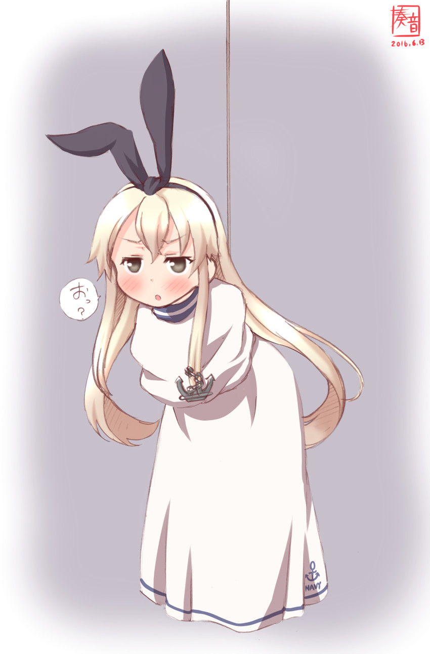 shimakaze and minami chiaki (kantai collection and 1 more) drawn by kanon_(kurogane_knights)