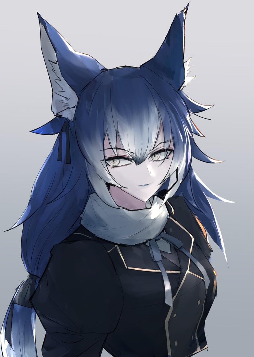 dire wolf (kemono friends and 1 more) drawn by yappa_muri