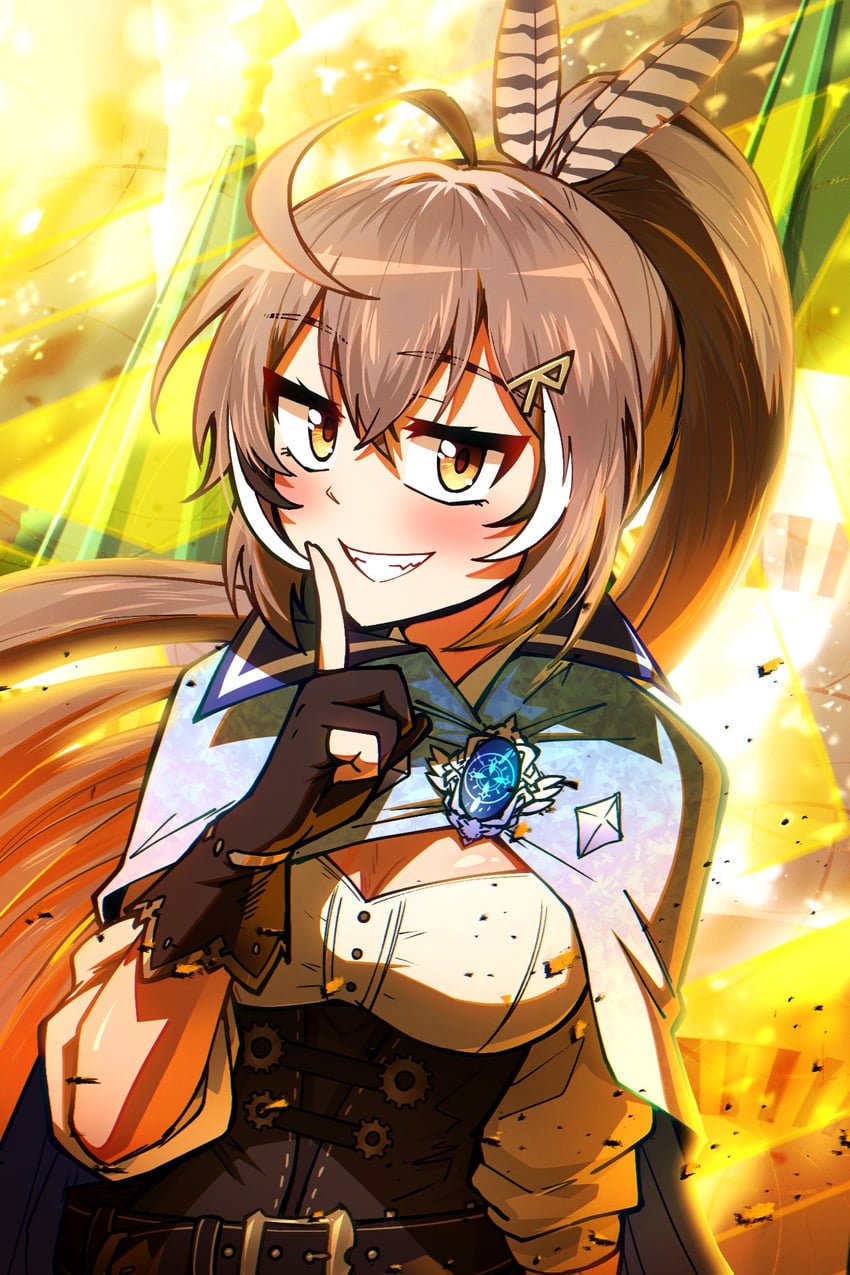 nanashi mumei (hololive and 2 more) drawn by ddolbang