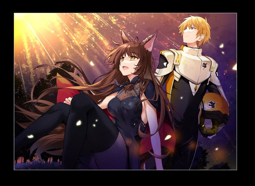 gigi andalusia, fumi, hathaway noa, and kanda shouichi (nijisanji and 2 more) drawn by hirai_yuzuki